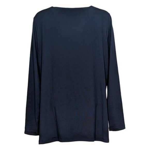 Sport Savvy Brushed Soft Jersey Scoop Neck Long Sleeve - Picture 4 of 5